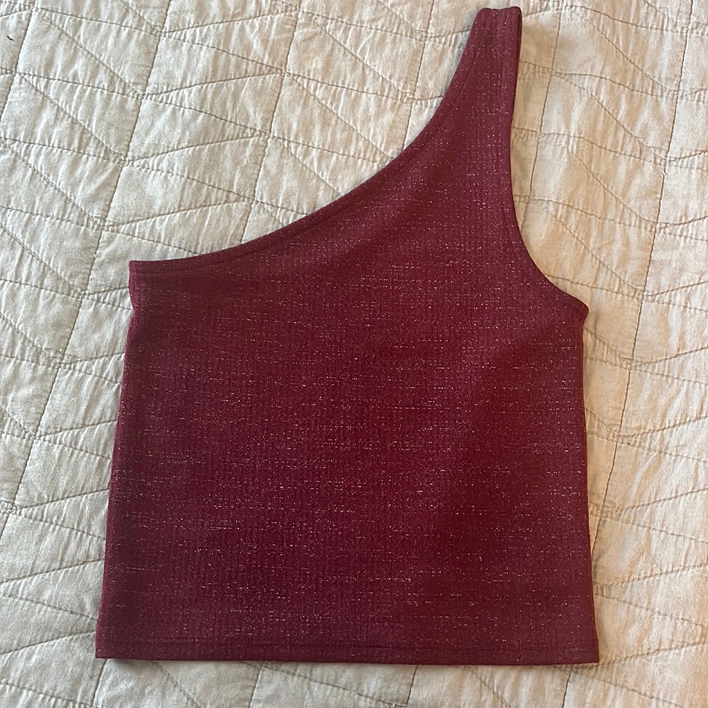 American Eagle One Shoulder Crop